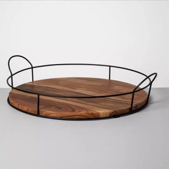 Hearth & Hand Other - Hearth & Hand with Magnolia Metal Wood Serving Tray